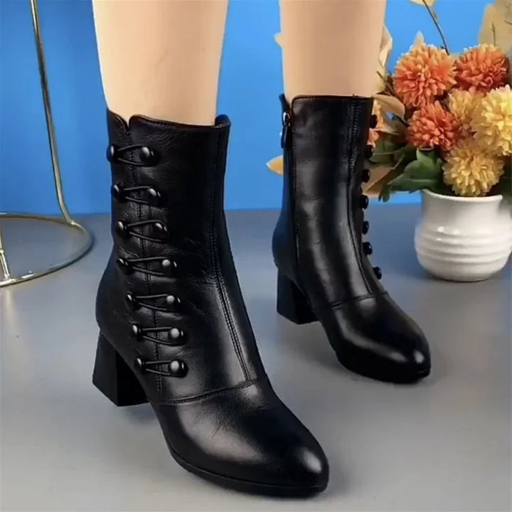 Stilvolle Ankle Boots mit Absatz – Isabella