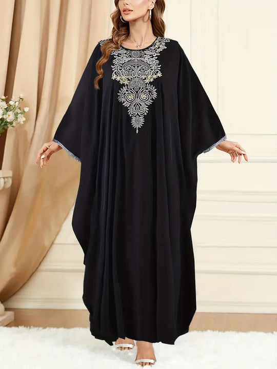 Schwarze Abaya - Noble