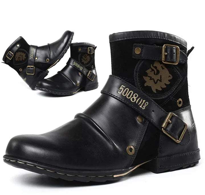 Luxuriöse Herrenstiefel mit Retro-Charme – Elliot