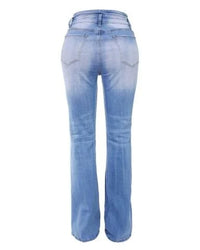 Trendy Denim Hose mit Hoher Taille - Mila