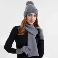 Trendy Damen Winter Beanie Set - Lara