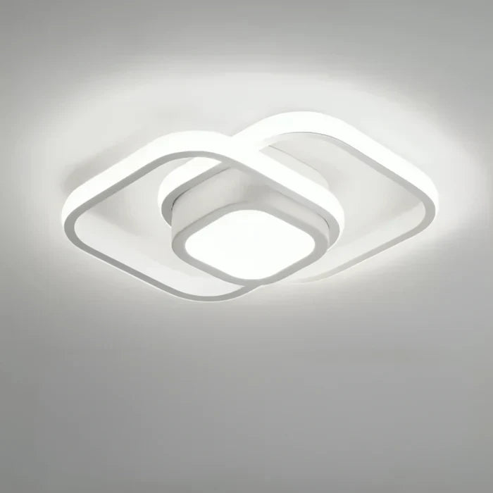 Moderne LED-Deckenleuchte mit Doppelring-Design – Twilight Rings