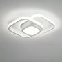 Moderne LED-Deckenleuchte mit Doppelring-Design – Twilight Rings