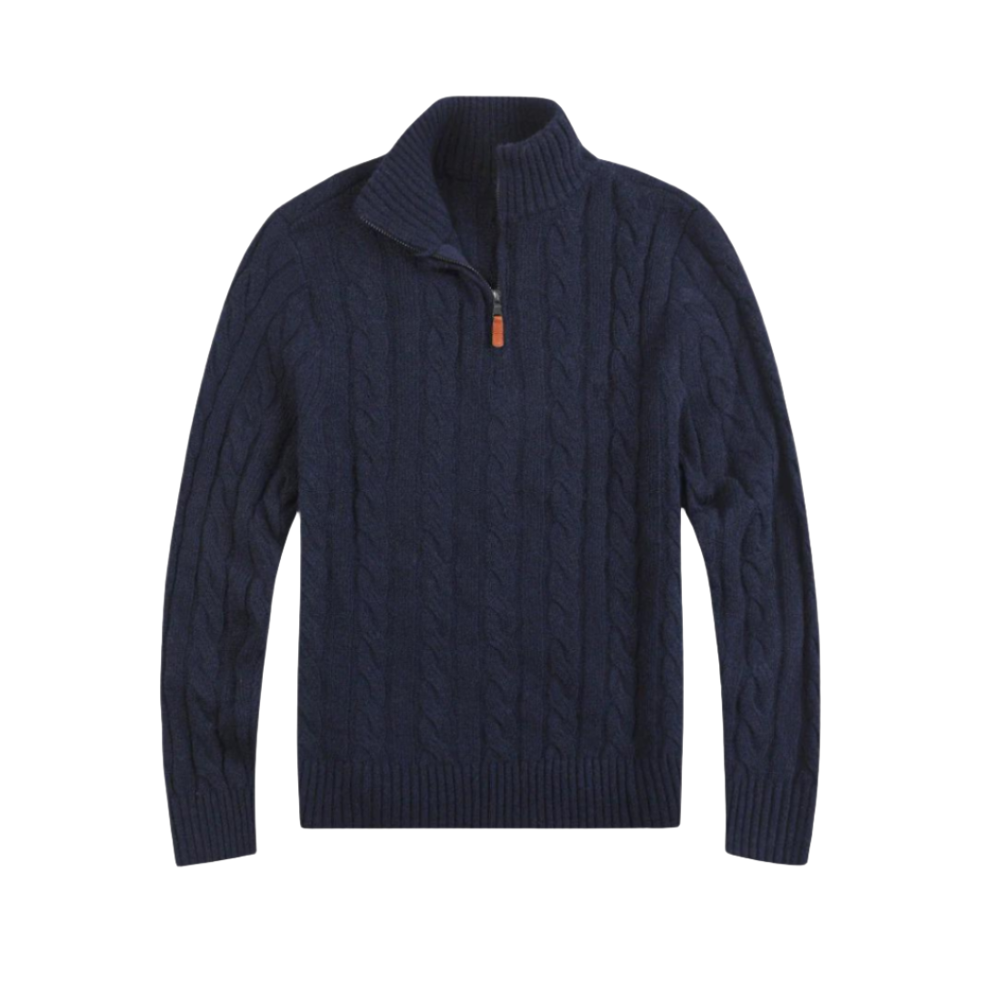 Bequemer Herren Half-Zip Pullover - Vincent