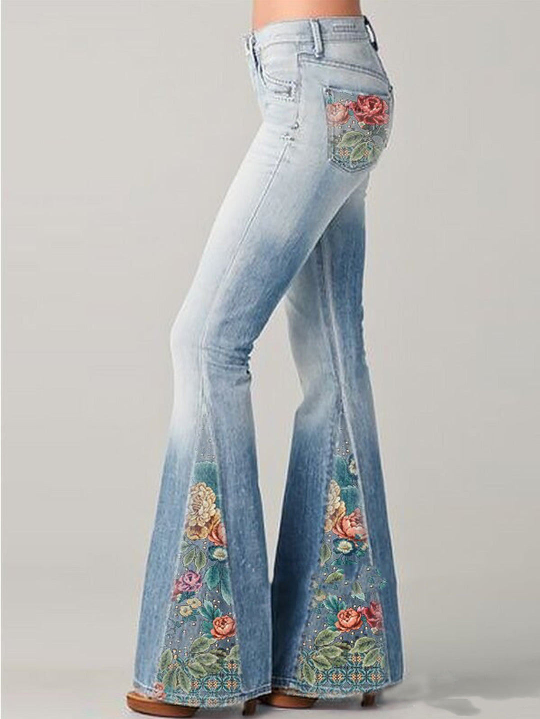 Trendige Flared Damen Jeans - Luna