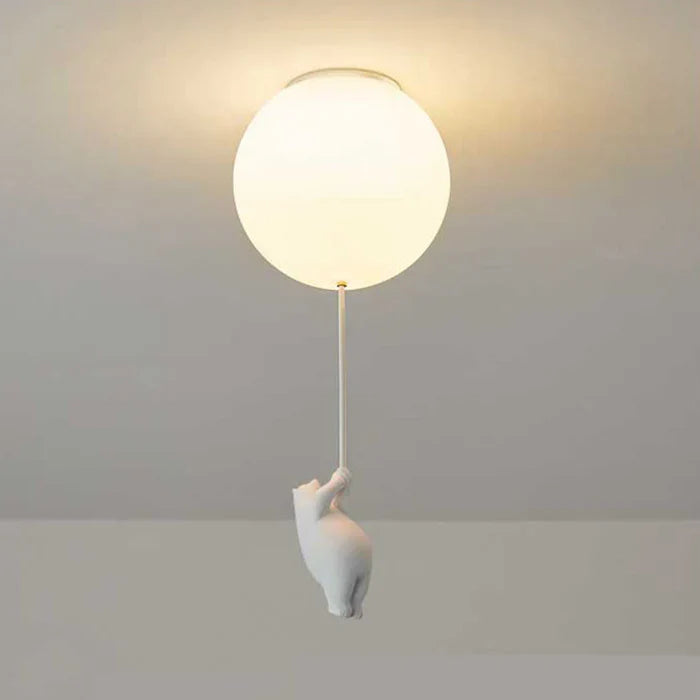 Kinder Deckenlampe mit Bär und Ballon - CloudBear