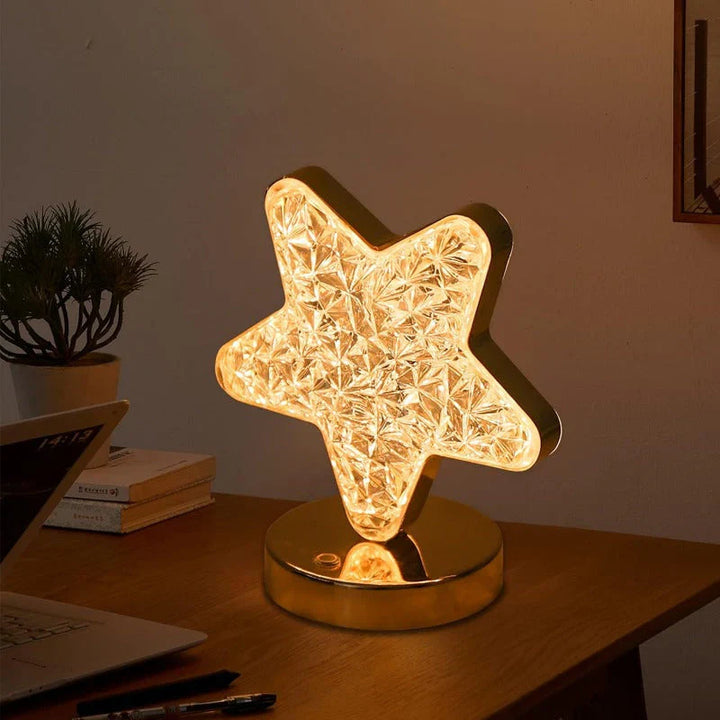 Magische Kristall-Tischlampe mit Dimmfunktion – Celestia