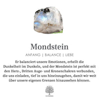 Stilvoller Mondstein-Statement-Ring – Iris