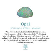 Saphir- und Opal-Ringset (3-teilig) – Isabella