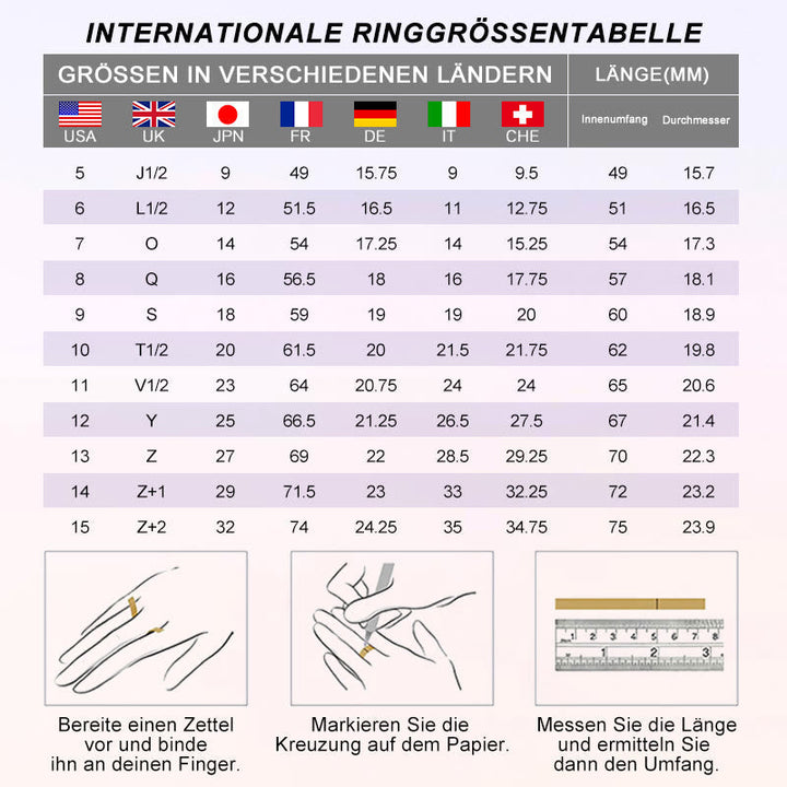 Saphir- und Opal-Ringset (3-teilig) – Isabella