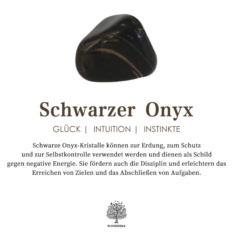 Schwarzer Onyx-Silberring für Herren – Max