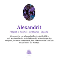 Mondstern-Farbwechselnder Alexandrit- und Amethyst-Verlobungsring – Elara