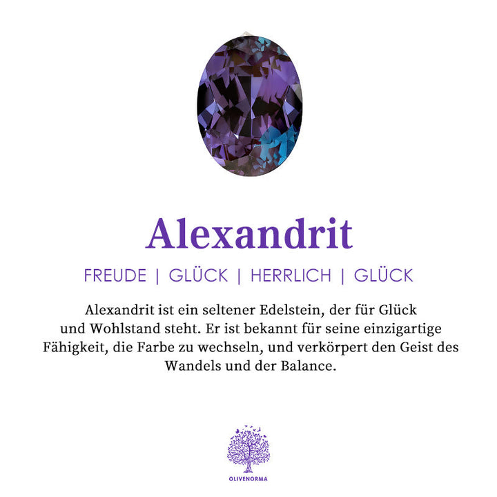 Mondstern-Farbwechselnder Alexandrit- und Amethyst-Verlobungsring – Elara