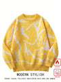 Herrenpullover mit Grafischem Print – Arvid