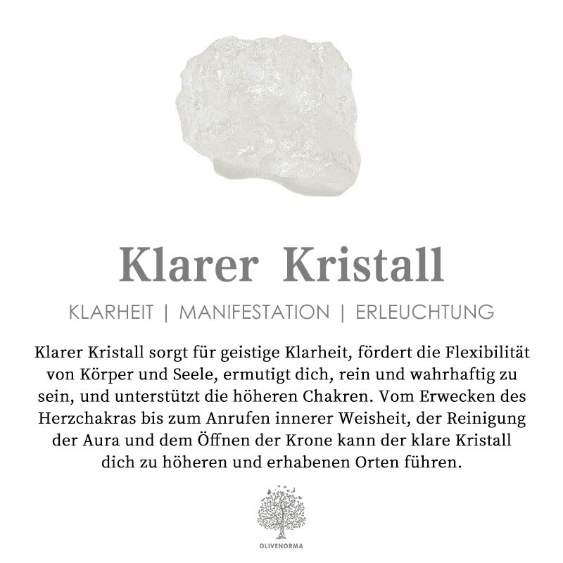 Sechs-Klauen-Verstellbarer Ring mit Natürlichem Kristall – Liora