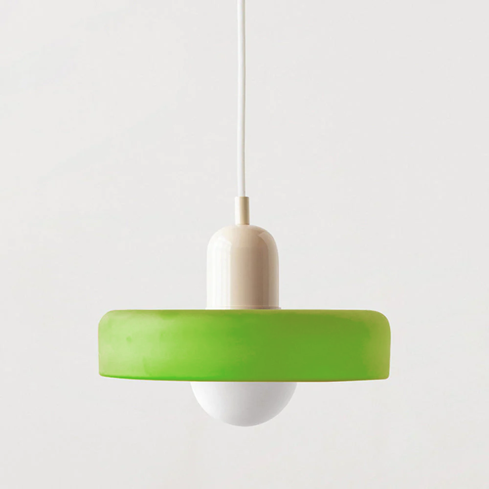 Kleurrijke Hanglamp in Bauhaus-stijl - StiloGlas