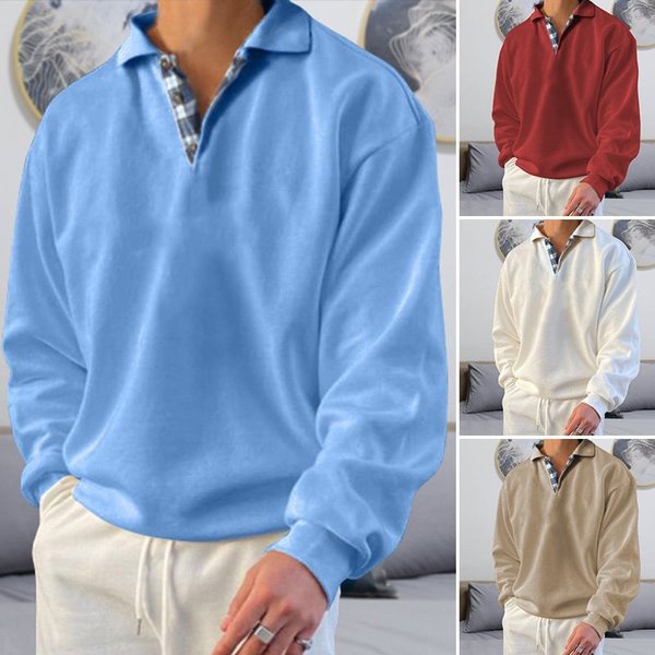 Casual Herren Polosweater - Oliver