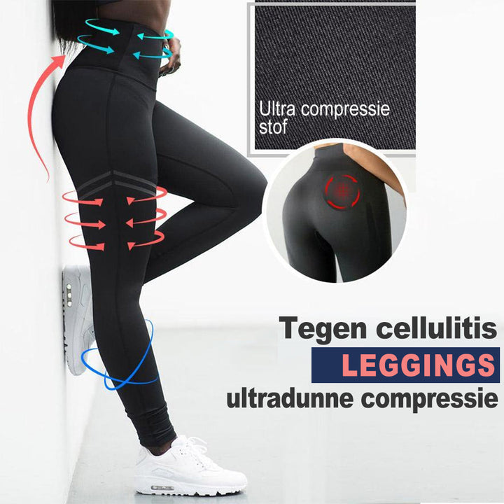 Anti-Cellulite Kompressionsleggings für Damen - SculptFit