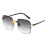 Vintage randlose Sonnenbrille