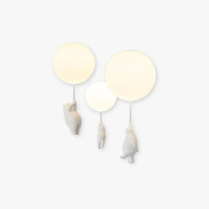 Kinder Deckenlampe mit Bär und Ballon - CloudBear