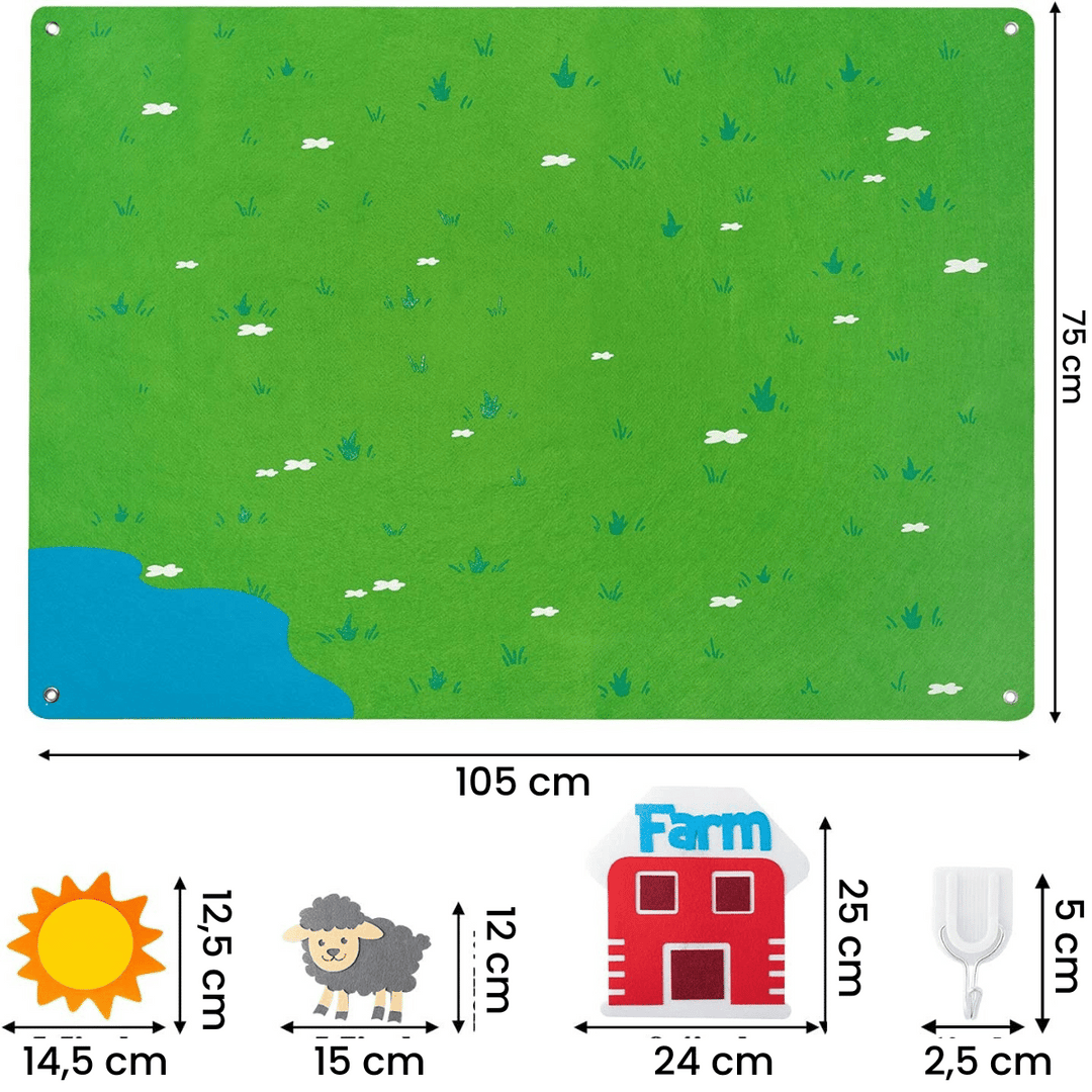 Kleinkind Filzspielbrett - FilzAbenteuer