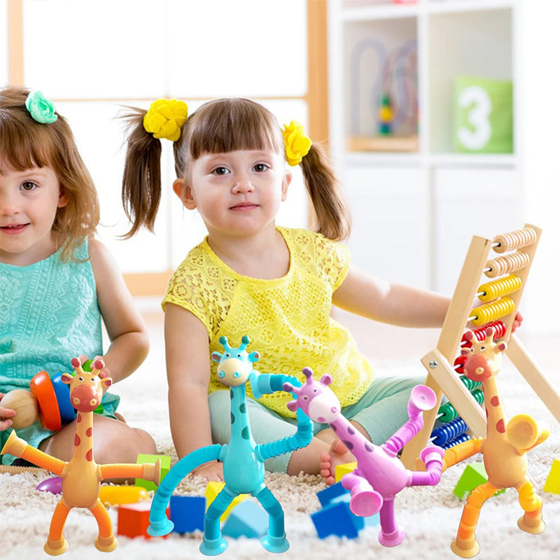 Flexibles Giraffen-Spielzeug mit Saugnapf - StretchyGiraffe