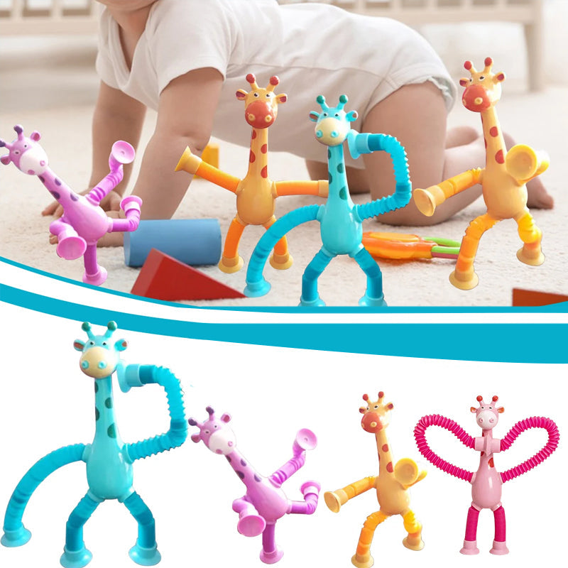 Flexibles Giraffen-Spielzeug mit Saugnapf - StretchyGiraffe