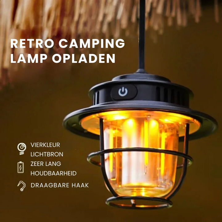 Tragbare LED-Campinglampe – VintaGlow