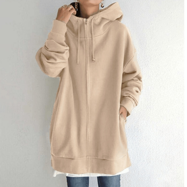 Bequemer Damen-Cardigan mit Kapuze – ComfyHood