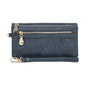 Stilvolle, lange Clutch mit Umschlag