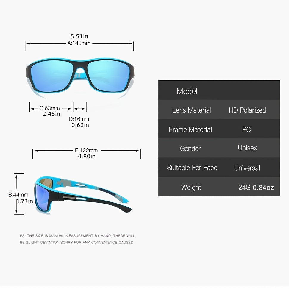 Polarisierte Sport-Sonnenbrille für Herren – VisionX Pro