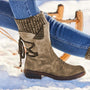 Halbhohe Schneestiefel für Damen - Bianca