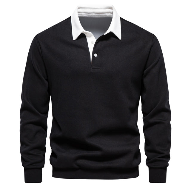 Herren Polo Pullover mit Langarm - Rafael