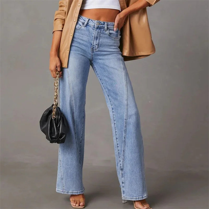 Trendige Flared-Jeans - Amarine