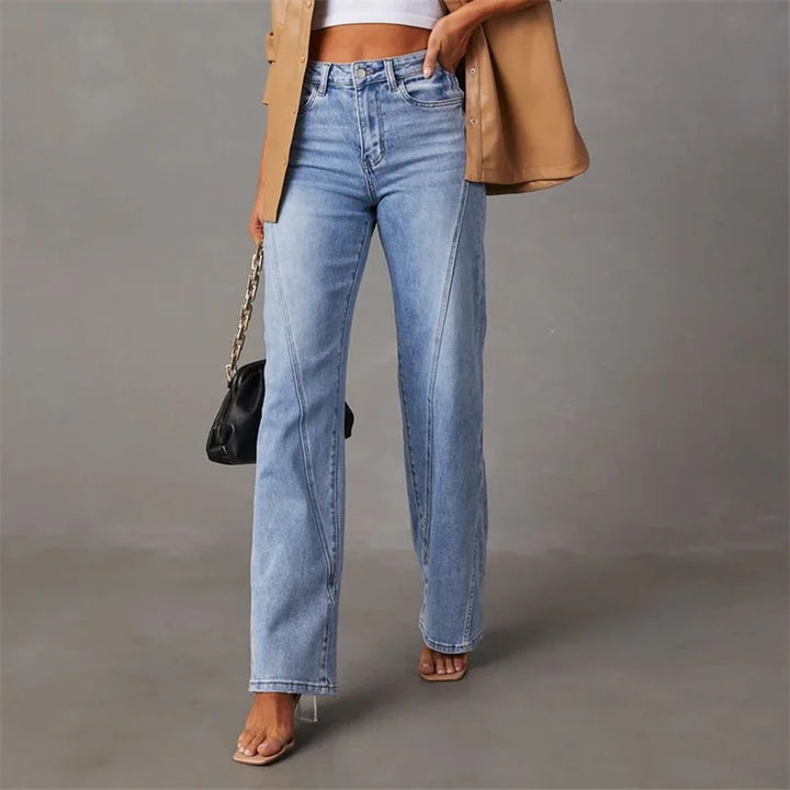 Trendige Flared-Jeans - Amarine