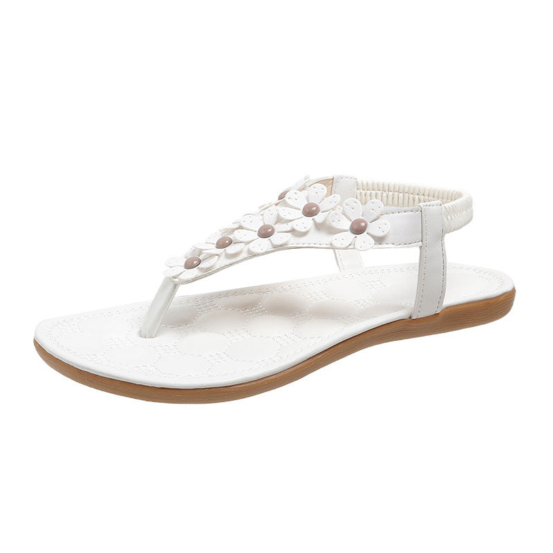 BloomGrace Sandalen | Stilvolle Sandalen mit Blumendetail für Damen