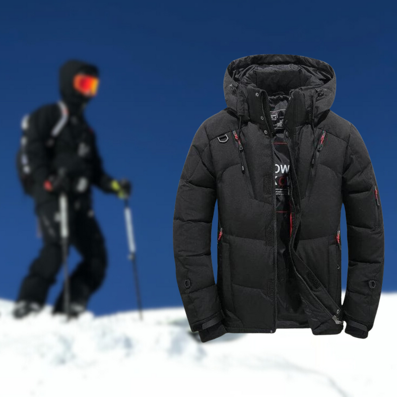 Premium Herren-Parka | Winterjacke mit abnehmbarer Kapuze