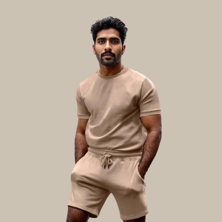 Jethro - Einfaches lässiges T-Shirt und Shorts Set | Premium Sommer Set Kollektion