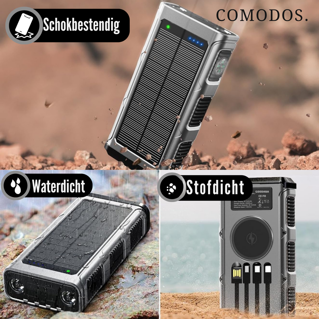 Solar Powerbank - PowerSafe 20000