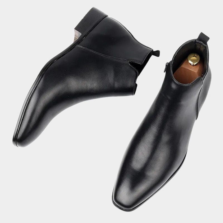 Klassische Retro-Lederstiefel für Herren – Lars