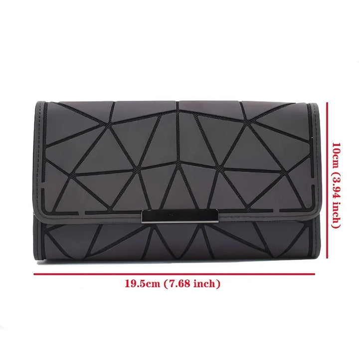 Strahlende Gitter Clutch-Geldbörse