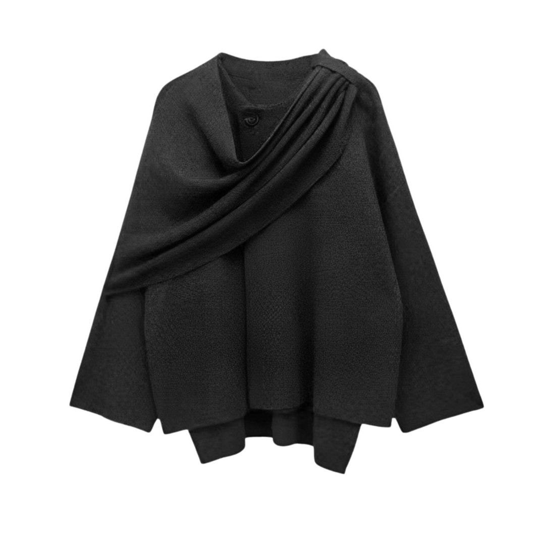 Stilvoller Damen-Winterponcho – Ella