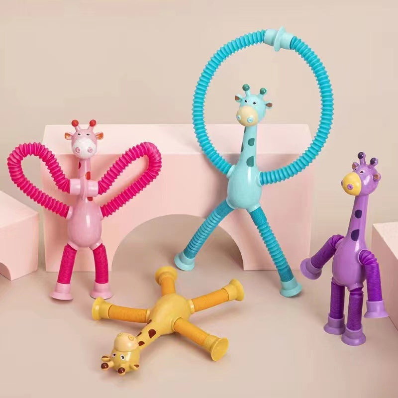 Flexibles Giraffen-Spielzeug mit Saugnapf - StretchyGiraffe