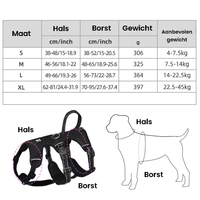 Reflektierendes Anti-Zieh-Hundegeschirr - GripGuard