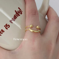 Smiley Verstellbarer Ring – Mila