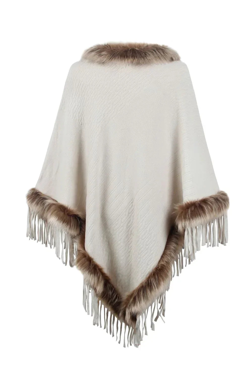 Stilvoller Winterponcho für Damen – Sophie