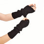 Lange Fingerlose Strickhandschuhe - FlexiWarm