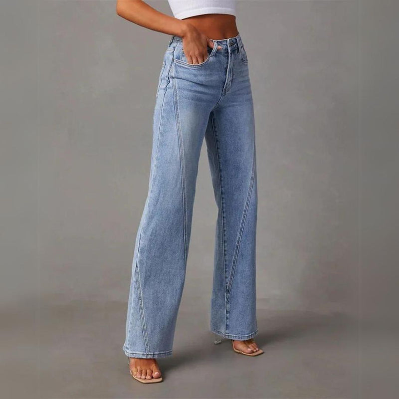 Trendige Flared-Jeans - Amarine