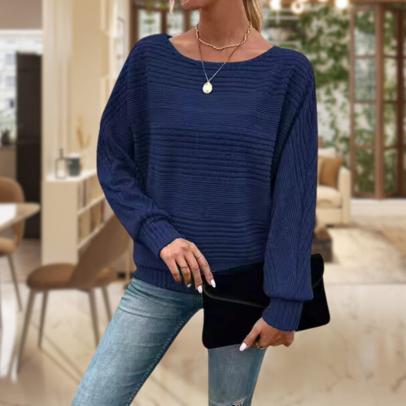 Trendy Damenpullover mit Zeitgemäßer Struktur – Emma