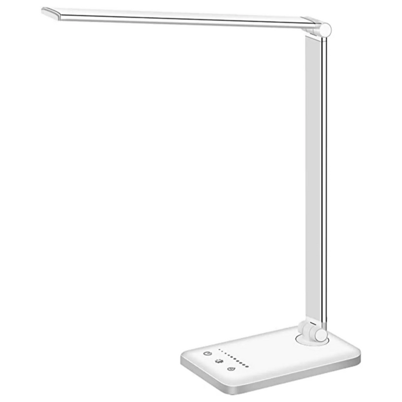 Moderne Einstellbare LED-Schreibtischlampe mit USB-Ladeanschluss - BrightEase